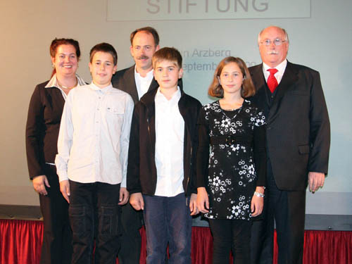 Foto: Preisverleihung an Judith und Robert Endres, Bamberg